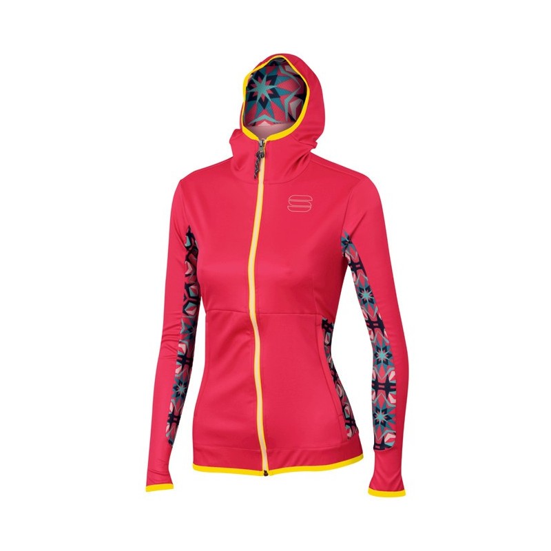 женская куртка Sportful Rythmo W Jacket розовая вишня